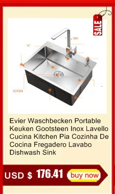 Встроенная Lavandino Banheiro Evier Acero Inox Portatil Lavello Cucina кухня Cuba Pia Cozinha Fregadero De Cocina раковина для мытья посуды