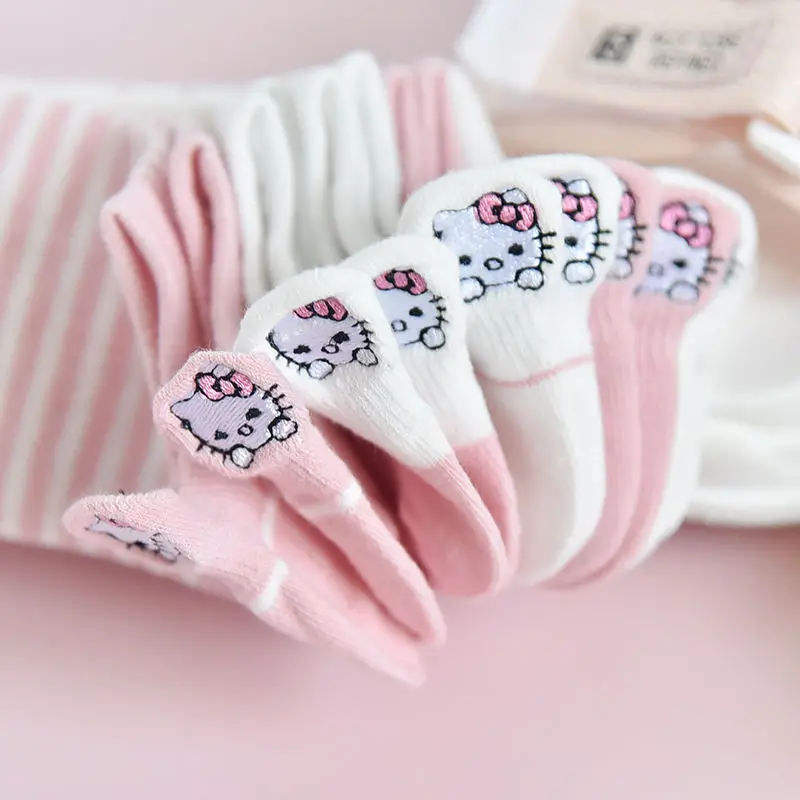 Носки Doraemon женские с мультяшным рисунком хлопковые японские и корейские для