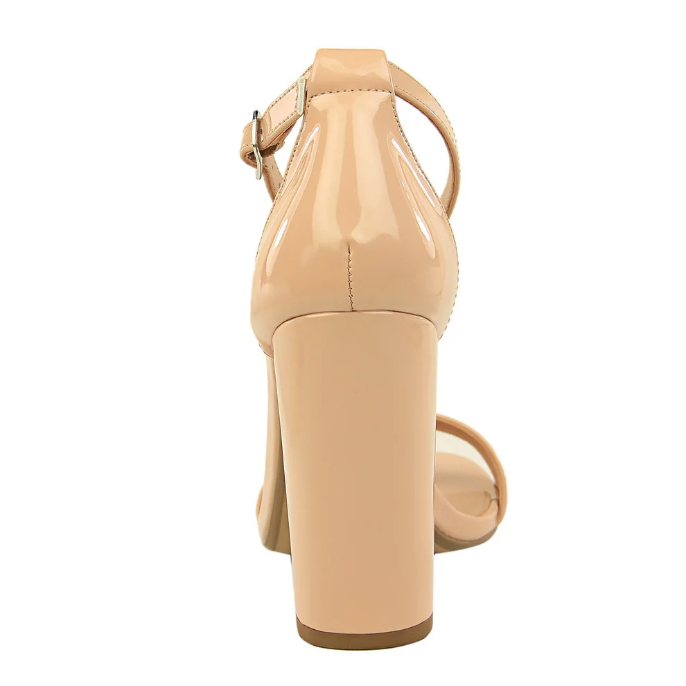 BIGTREE Shoes Sexy High Heels New Women Pumps New Women Shoes Block Heels Ladies Shoes Women Sandals Buckle Women Heels Female