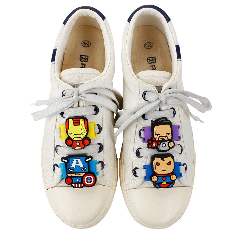 Обувь для косплея супергероя Железного человека с пряжкой шнурков Спортивная