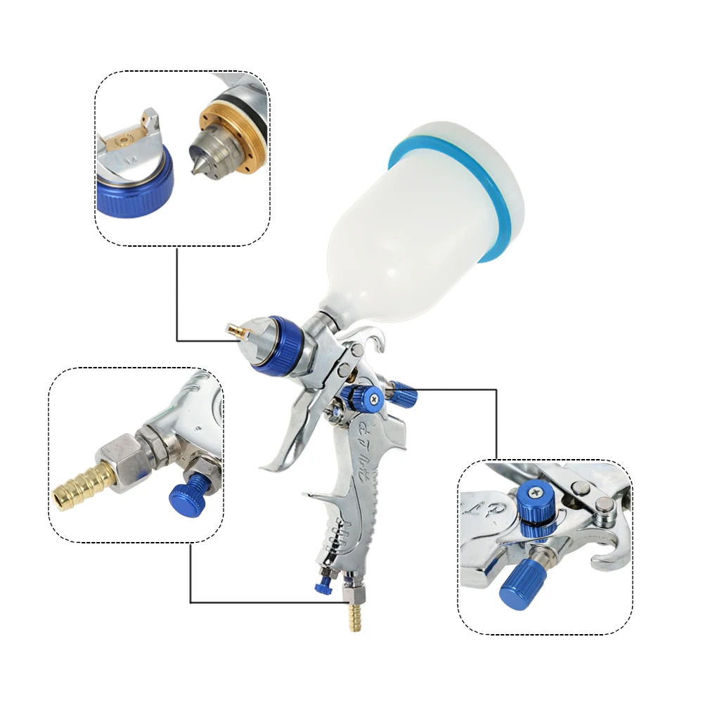 Аэрограф с низким соплом краскопульт подачей краски набор аэрографов из