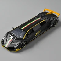 132 scale diecast car model lamborghin veneno stretch limousine replica pull back toy with sound light