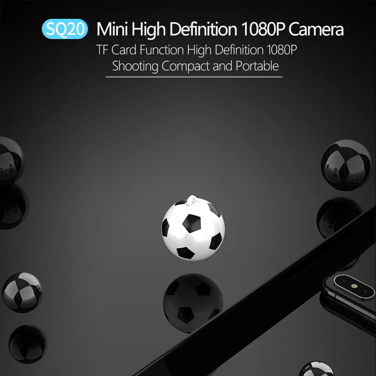 

SQ20 Mini Football Camera HD 1080P Sensor Night-vision Camcorder Motion DVR Micro Camera Sport DV Video Small Recorder