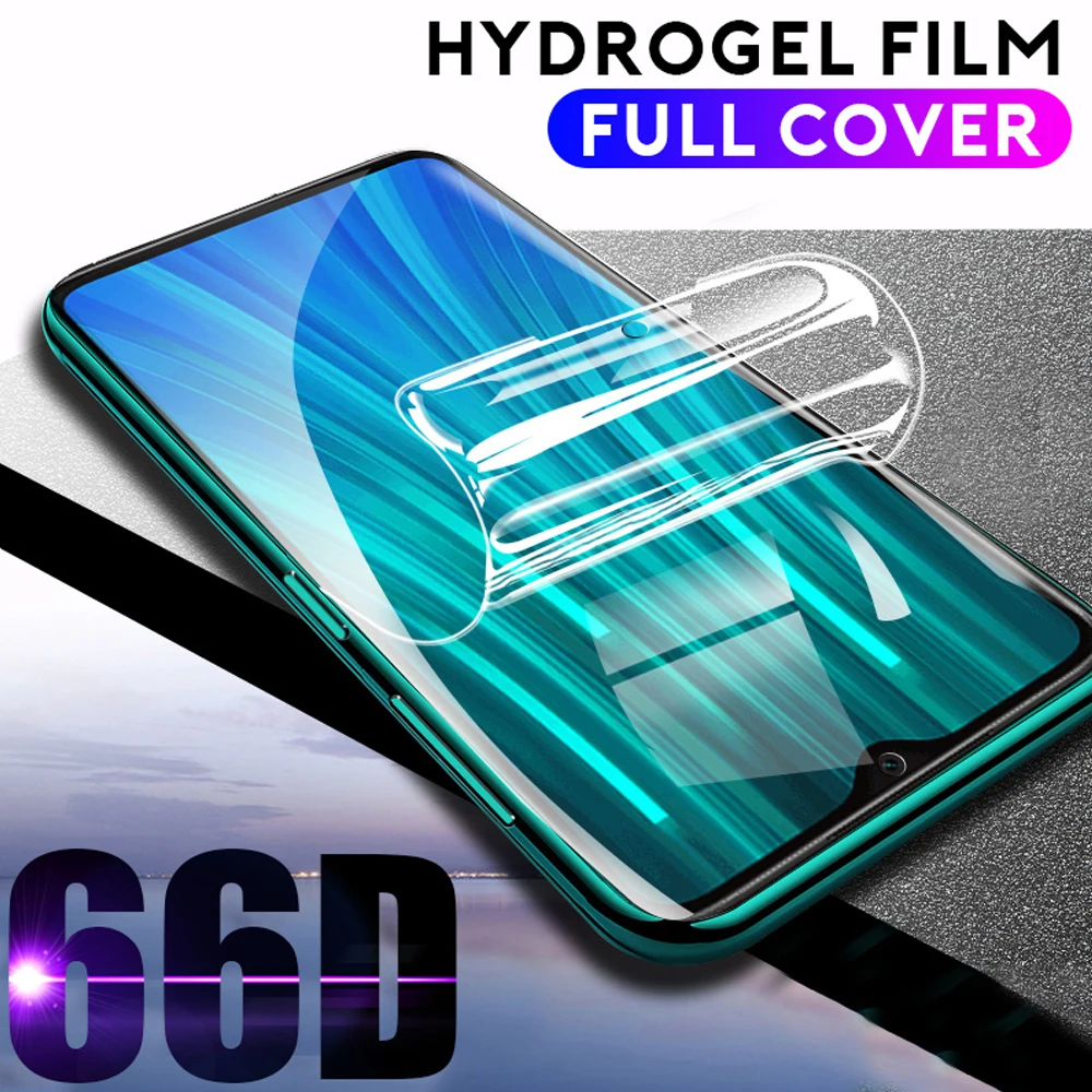 

full cover hydrogel film for xiaomi redmi note 6 7 8 8T 9S pro phone screen protector redmi 6A 7A 8A protective film Not glass