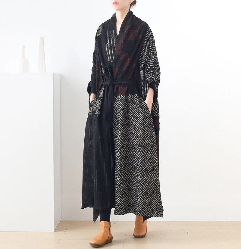 Женский Длинный винтажный тренчкот в европейском стиле новинка 2020 осенне-зимняя