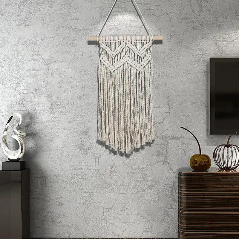 

Woven Blanket Decor Wall Hanging Tapestry Bohemian Gift Craft Manual Decoration Tassel Economic Wedding Handmade Home