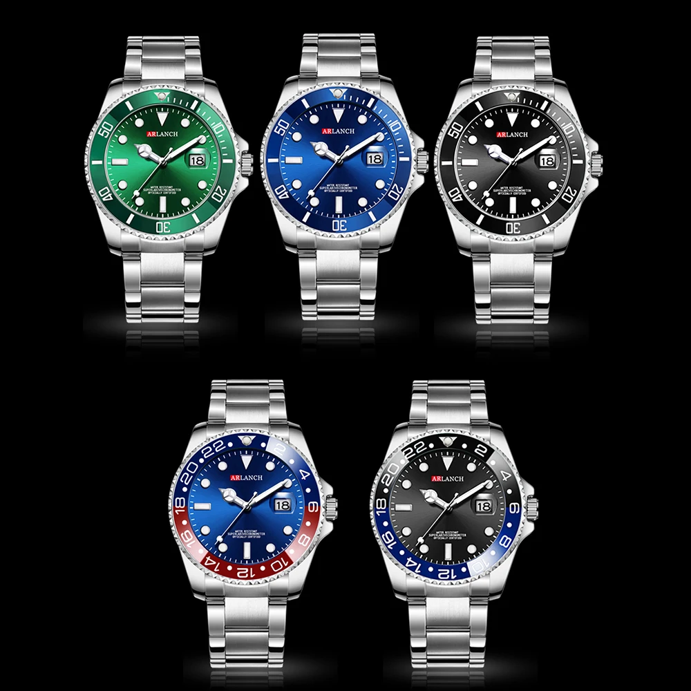 Часы наручные мужские кварцевые люксовые деловые модные светящиеся спортивные