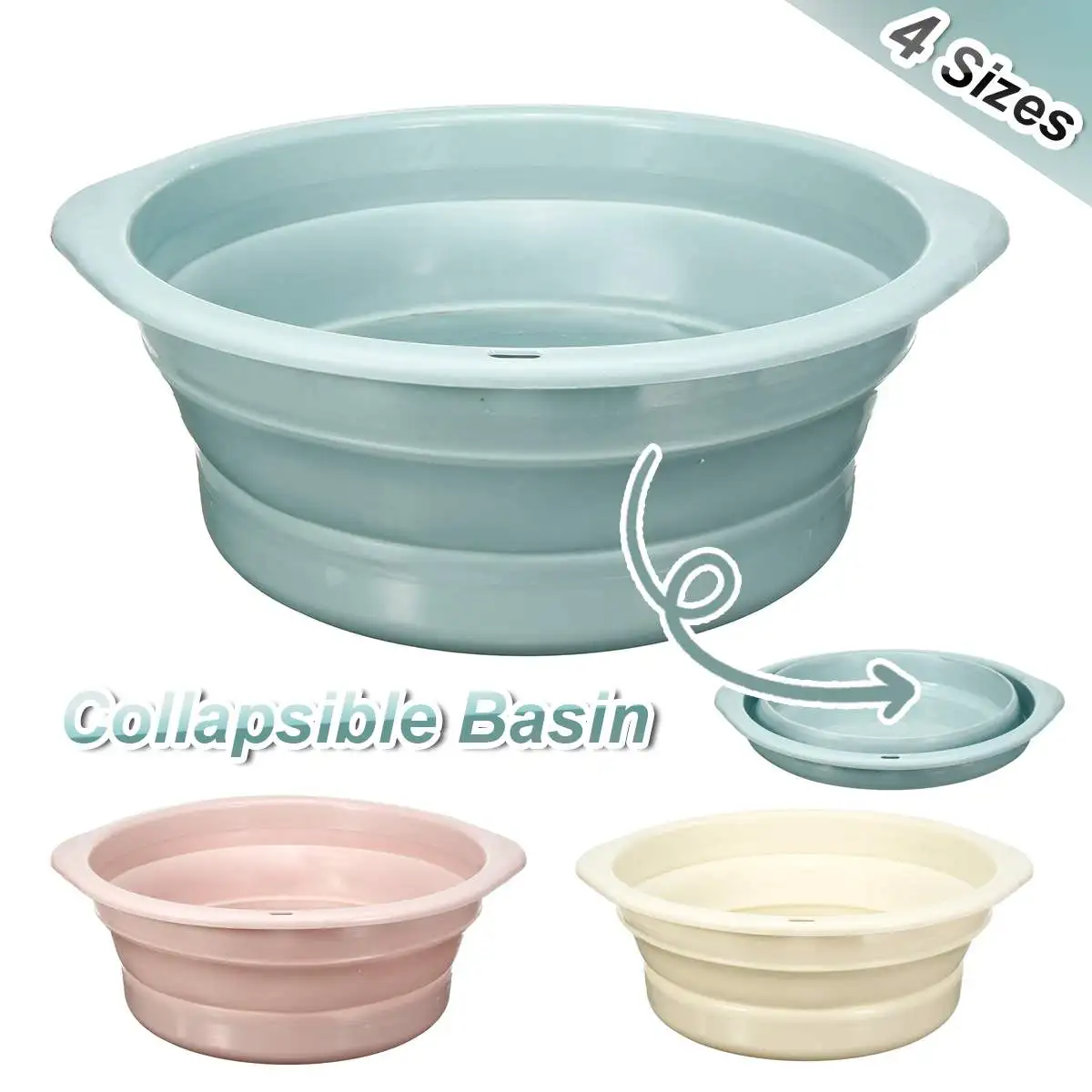 Новое складное ведро портативные складные Тазики для мойки автомобиля Овощной