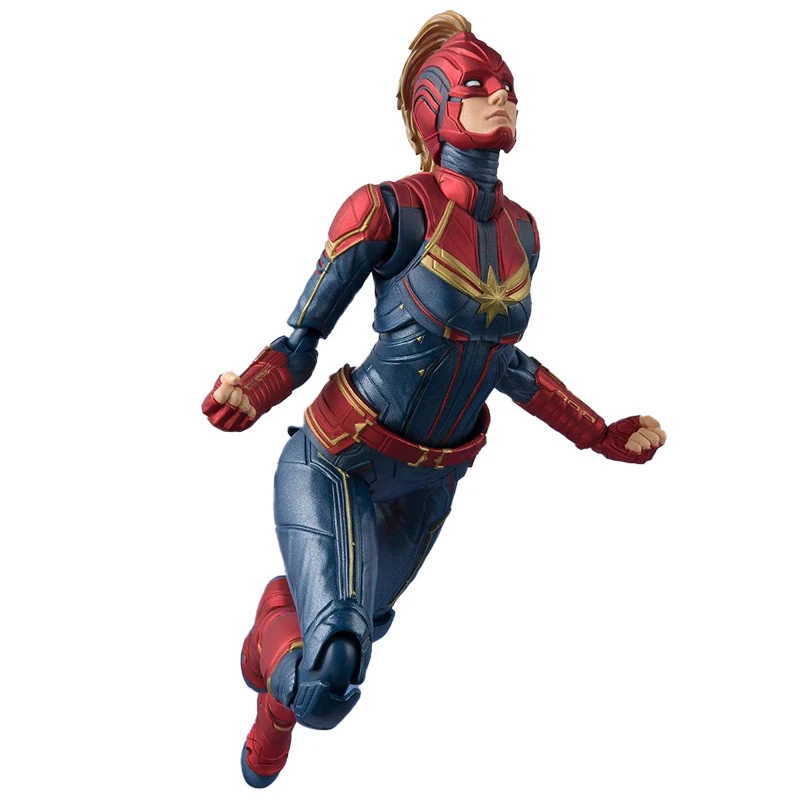 

Bandai Marvel Legend Tamashii Nations Shf Iguarts Captain Marvel 15Cm Action Figure Toy Gift for Kids