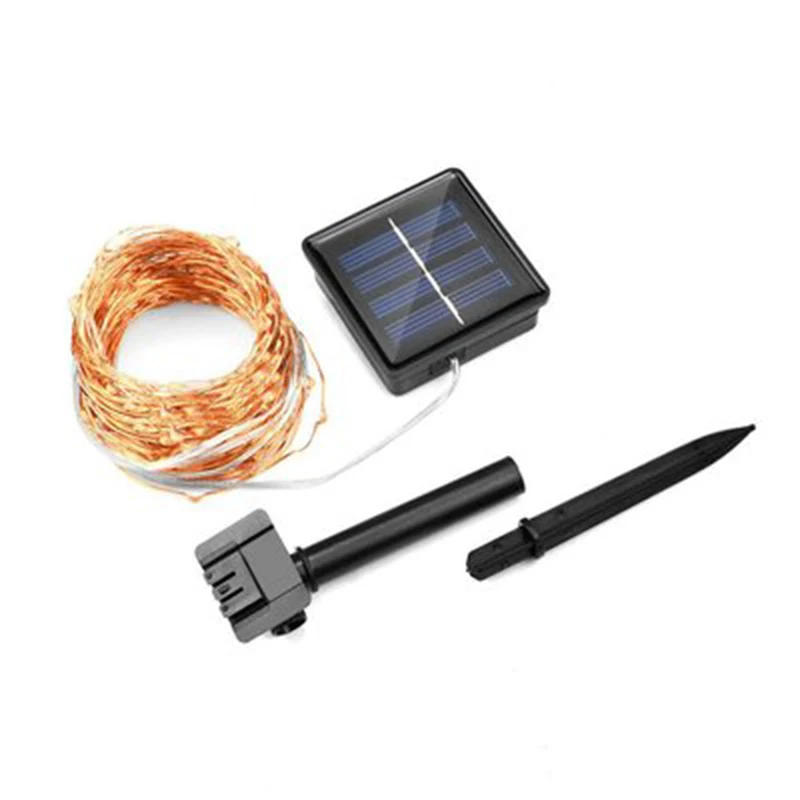 

LED solar string fairy lights christmas lights 20M 10M 200/100 LED copper wire christmas wedding decoration lights