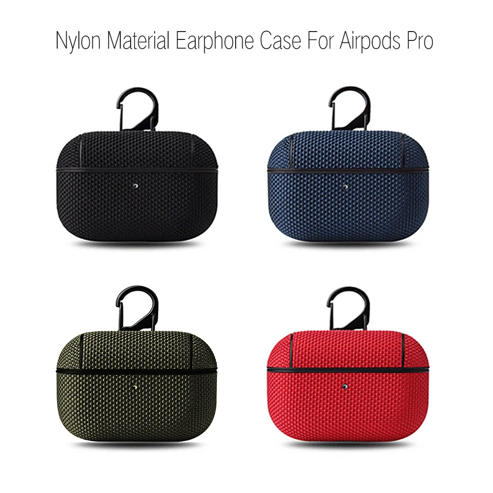 Тканевые наушники чехол для Airpods Pro открытым доступом к зарядному отверстие ретро