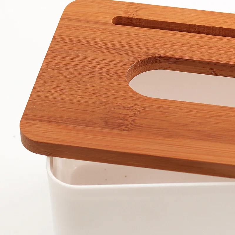 Домашняя кухонная деревянная пластиковая коробка для салфеток держатель из