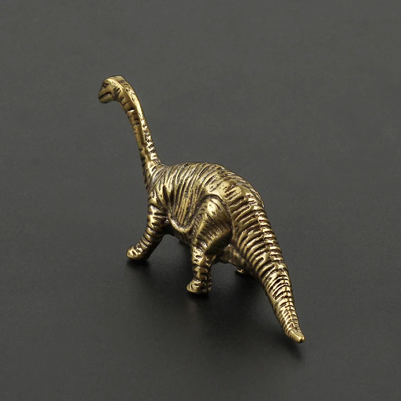 Латунный динозавр аксессуары подарок животное медный инструмент для улицы