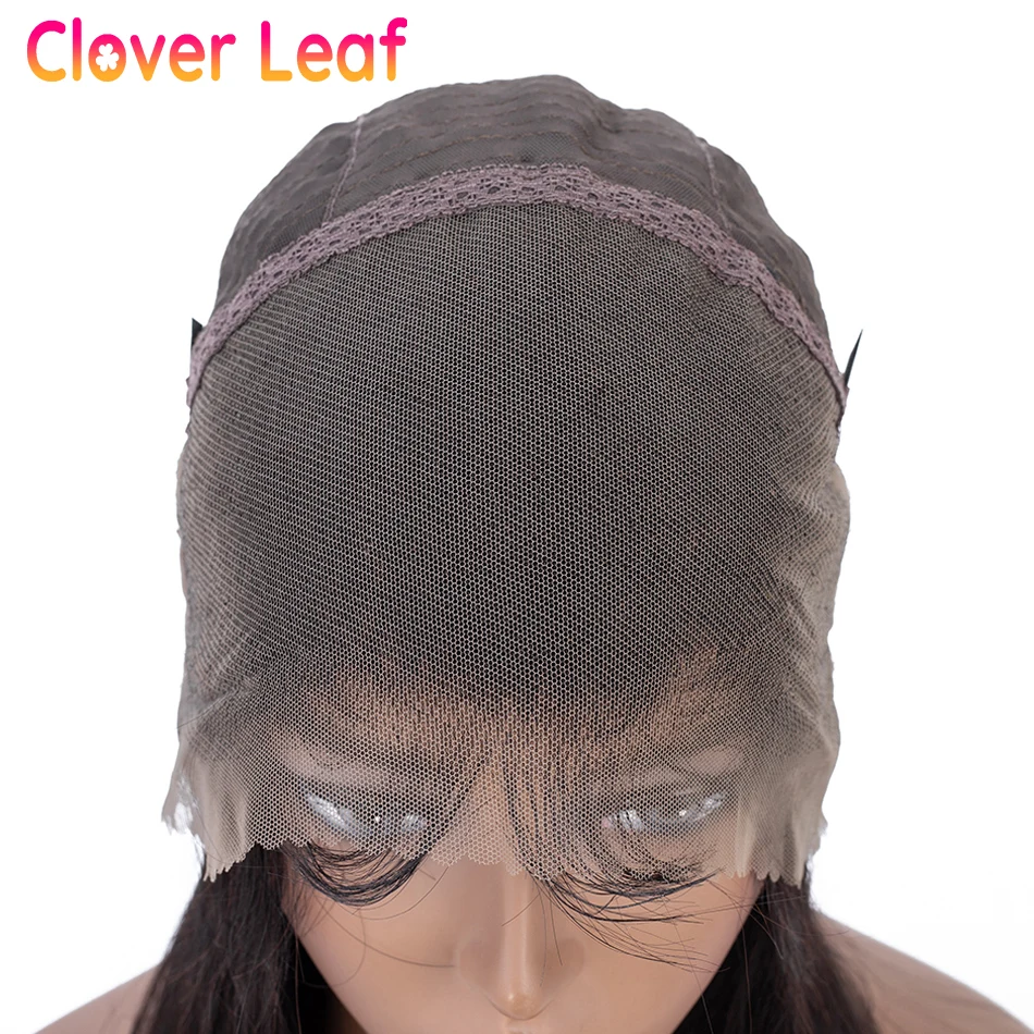 Clover Leaf 360 Lace Wig Straight Human Hair Wigs 150% Remy Malaysian Front PrePlucked With Baby | Шиньоны и парики