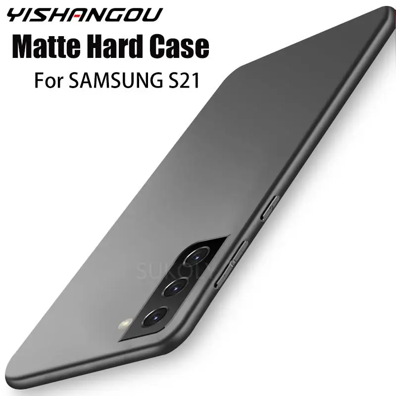 

For Samsung S21 Slim Matte Case For Samsung Galaxy S20 FE S22 Plus Note20 Ultra A21S A51 A71 A12 A32 A52 A72 M51 A31 A42 PC Case