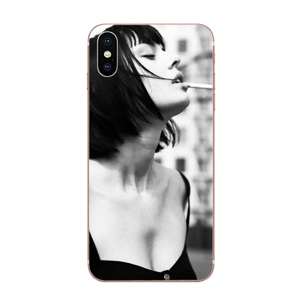 Сексуальная девушка курения электронных сигарет сверхтонкая закраина для Galaxy J1