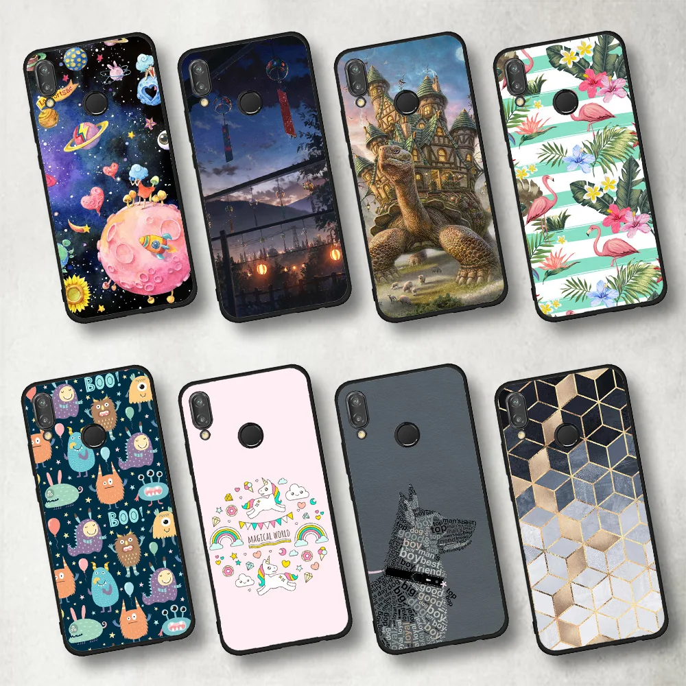 Мультяшный ультратонкий защитный чехол для Nova 2i 2S мягкий силиконовый Huawei 2 Plus