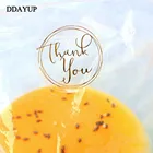 120 шт.лот круглые прозрачные наклейки с надписью Thank You, наклейки сделай сам, декоративные подарочные наклейки, этикетки, канцелярские принадлежности