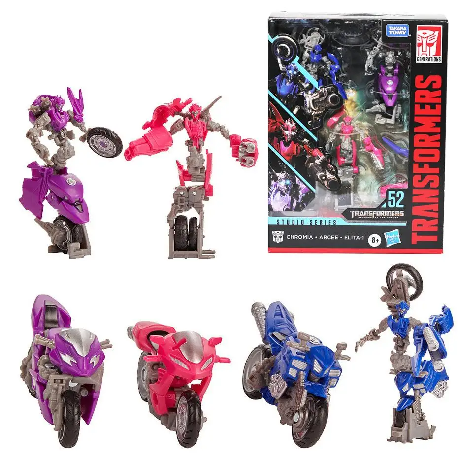 Трансформеры Hasbro Toys Studio Series 52 Deluxe месть из опавшего фильма Arcee Chromia Elita-1