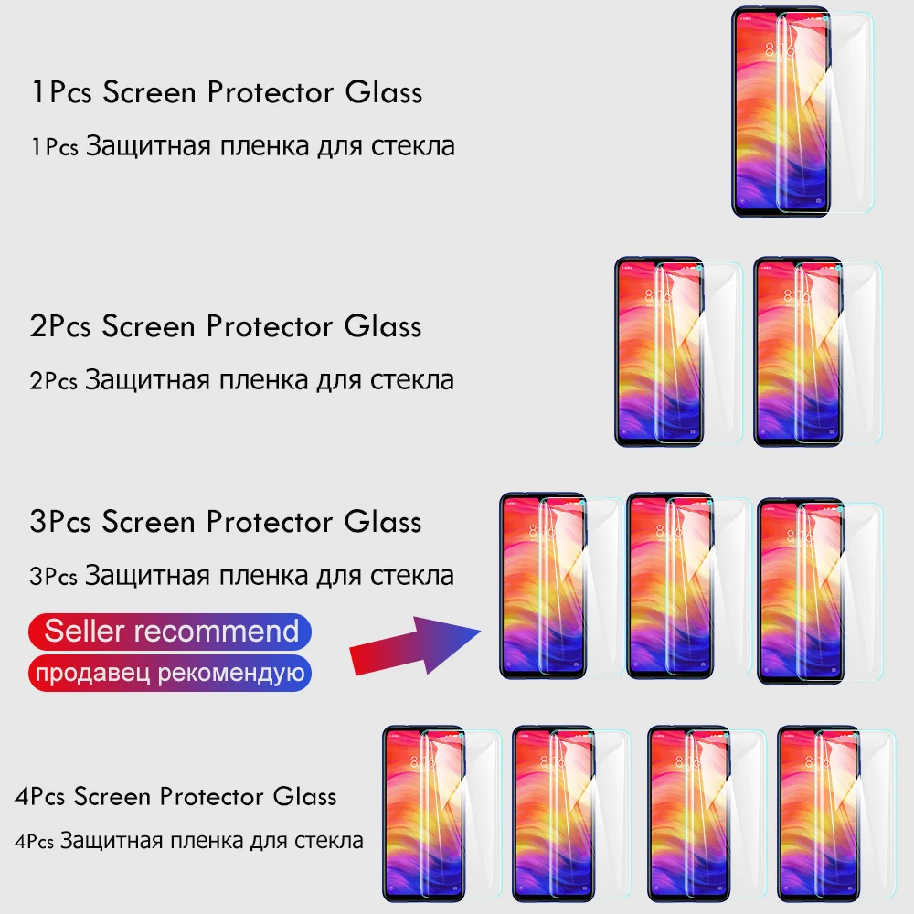 4 шт закаленное Стекло для samsung Galaxy A80 A70 A60 A50 A40 A30 A20 A10 Экран Защитная Стекло для samsung M30 M20 M10