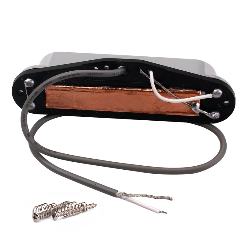 

Quality 1 PC TWIN BLADE RAIL HOT HUMBUCKER Guitar Pickup Bridge or Neck - SILVER