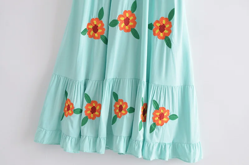 В винтажном стиле Шикарная Женская обувь в богемном для отдыха с цветочной