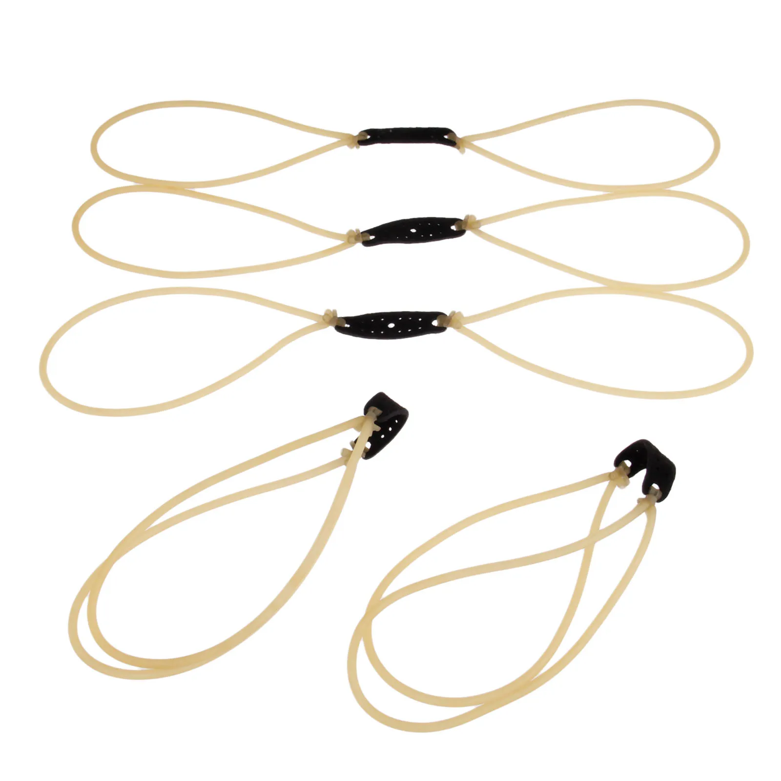 

5 шт. 2 полоски Мощная Рогатка резинкой Elastica банджи Сменная трубка для Рогатка катапульта для охоты 1636