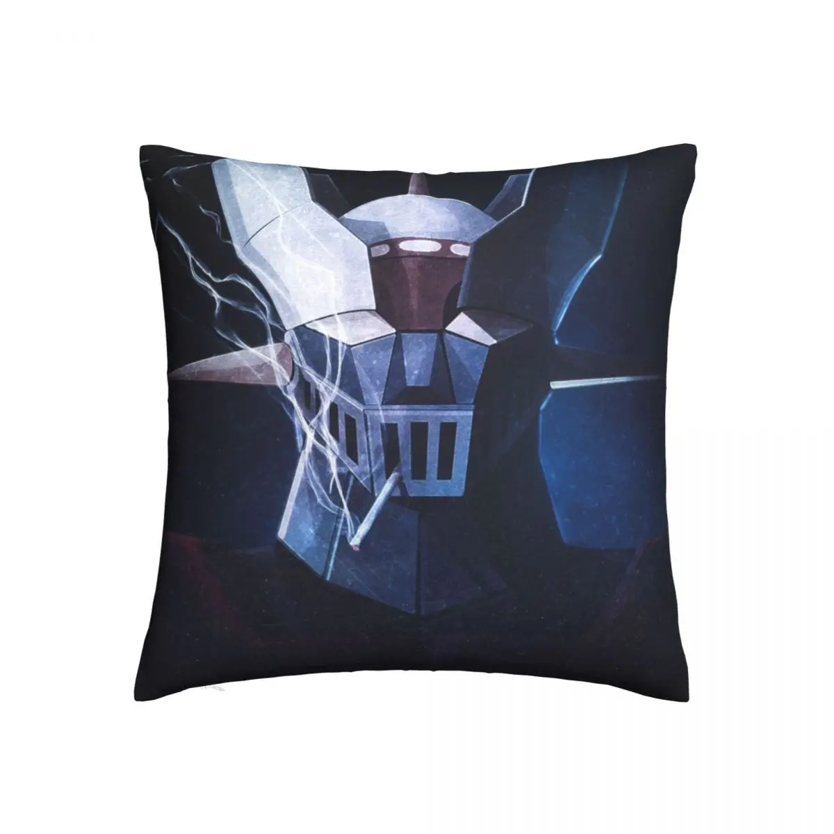 

Mazinger Pillow Case Mazinger Smoke Polyester Sofa Pillowcase Zipper Spring Vintage Cover