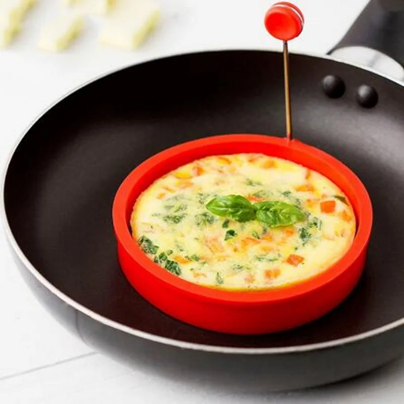 

Новая силиконовая жареная яичная блиновая круглая омлетная яичная форма для приготовления завтрака сковорода для жарки духовки кухни