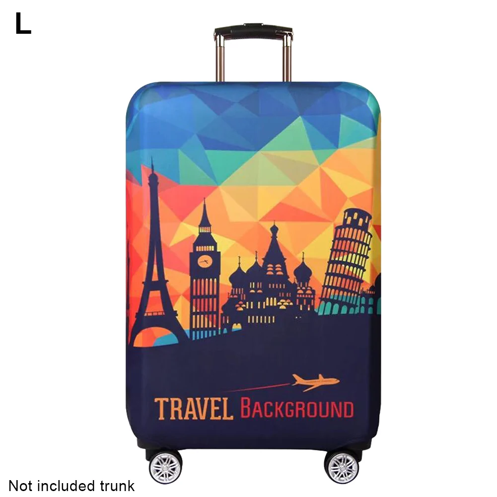 

Easy Install Protection Thickened Travel Washable Elastic Printed Wear Resistant Luggage Cover Decorations Non Fade Anti Dust