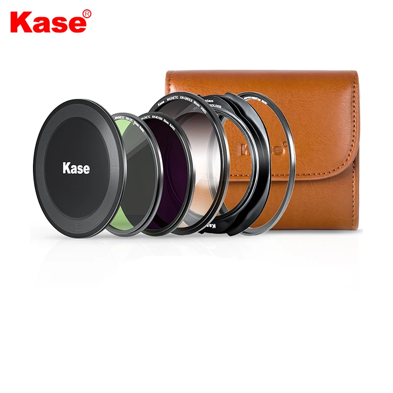 

Kase Wolverine Magnetic Filter Master kit III ( CPL / GND / ND1000 / Circular Filter Holder / Lens Cap & Filter Bag )