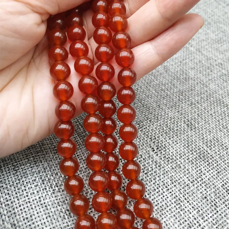 Красный сердолический Агат Круглые бриллианты 15 дюймов нитка 4 6 8 10 12 мм выберите