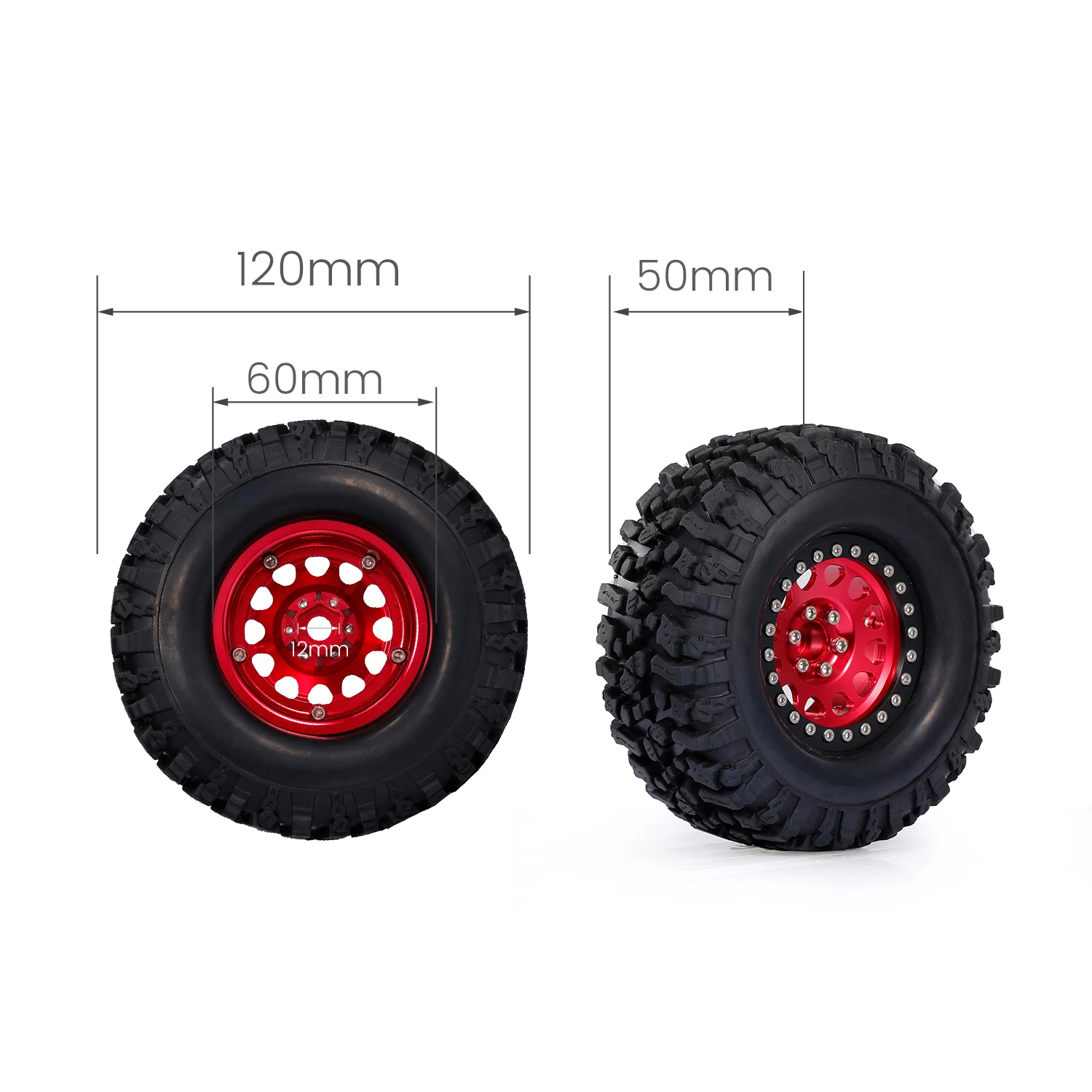 Колесные диски для Traxxas Hsp Redcat Rc4wd Tamiya Axial scx10 D90 Hpi радиоуправляемые 2 дюйма шт. |