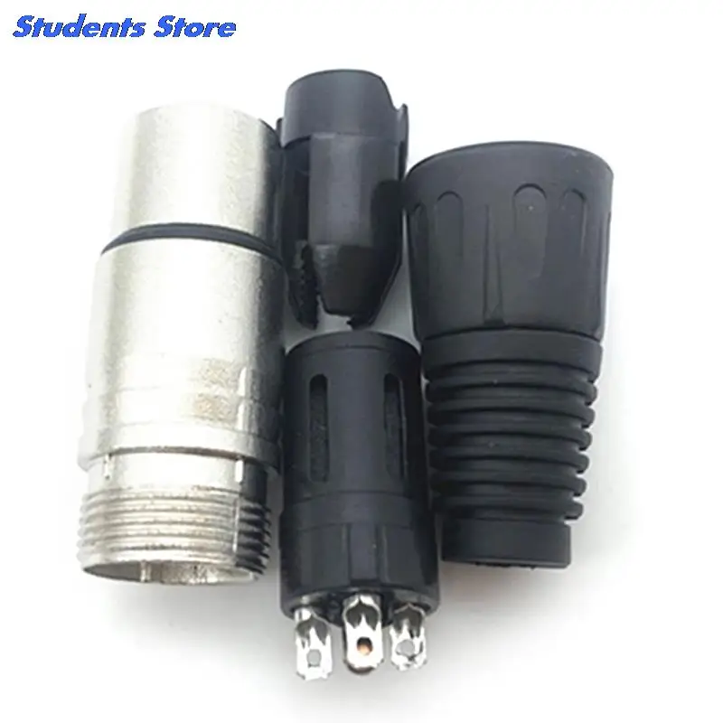 1pc 3-Pin 4-Pin 5-Pin Male & Female XLR Microphone Audio Cable Plug Connectors Cannon Terminals | Электроника