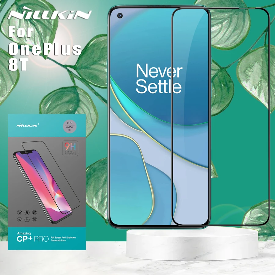 

Защитное стекло Nillkin для Oneplus 8T, сверхтонкое 2.5D стекло с полным покрытием, для Oneplus 8T Plus 8 Pro