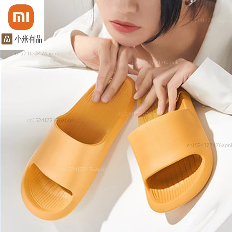 

Шлепанцы xiaomi youpin мужские летние для дома, Нескользящие, дезодорирующие, для ванной комнаты, домашние сандалии и тапочки