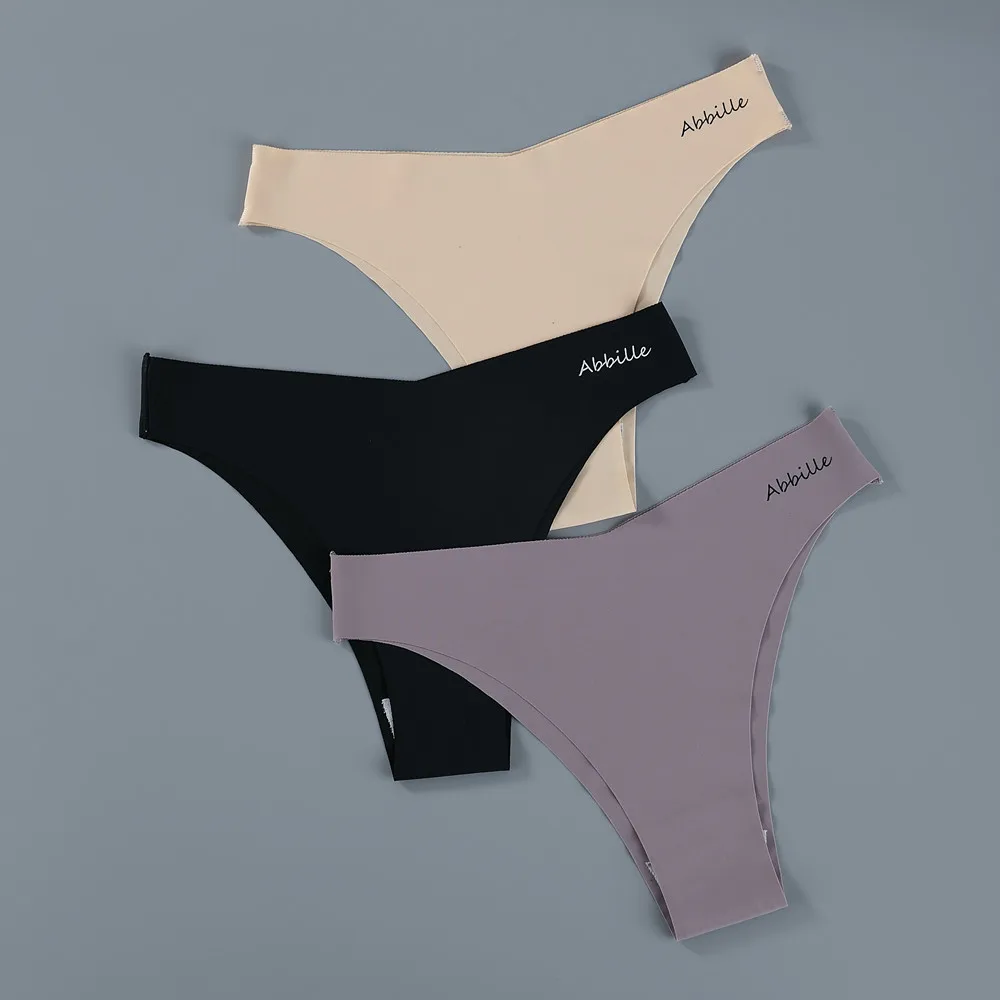 

Seamless Panty Set Underwear Panties Female Comfort Intimates Thong Fashion Ladies Low-Rise Briefs Panties Women Sexy T Back New