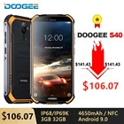 Смартфон DOOGEE S40 332GB, 8+5МП, 4650мАч, Android, NFC