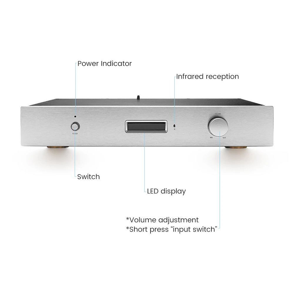 AIYIMA AK4497EQ DAC декодер XMOS XU208 CSR8675 Bluetooth 5 0 APTX HD Оптическое волокно коаксиальный USB DSD256
