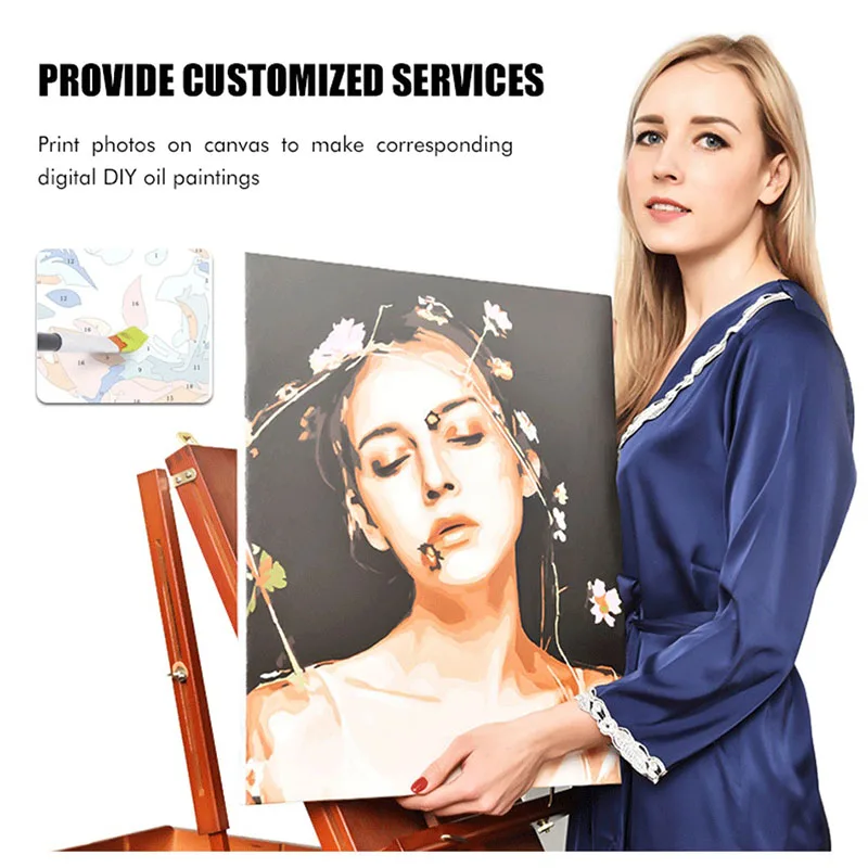 Раскрашивание по номерам индивидуальному заказу персональный портрет свадебные