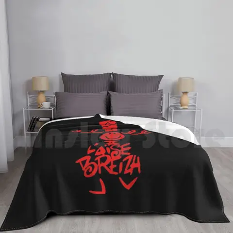 Легкое одеяло с логотипом Бретань, модное индивидуальное легкое одеяло, легкая машинка, Бретань, флаг