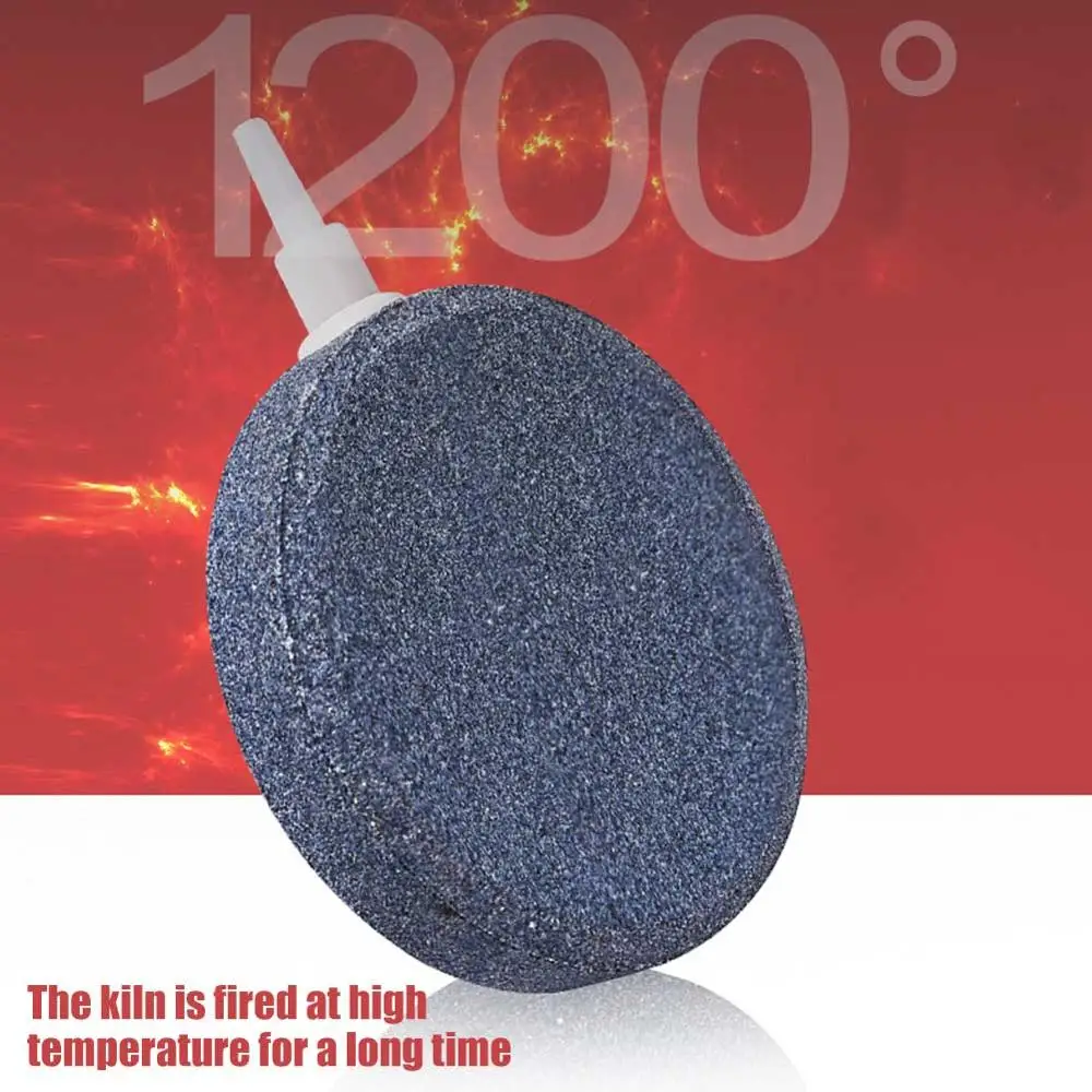 

4cm/8cm Fish Tank Air Bubble Stone Aquarium Aerator Pond Pump Air Stone Bubble Disk Oxygen Plate Air Pumps