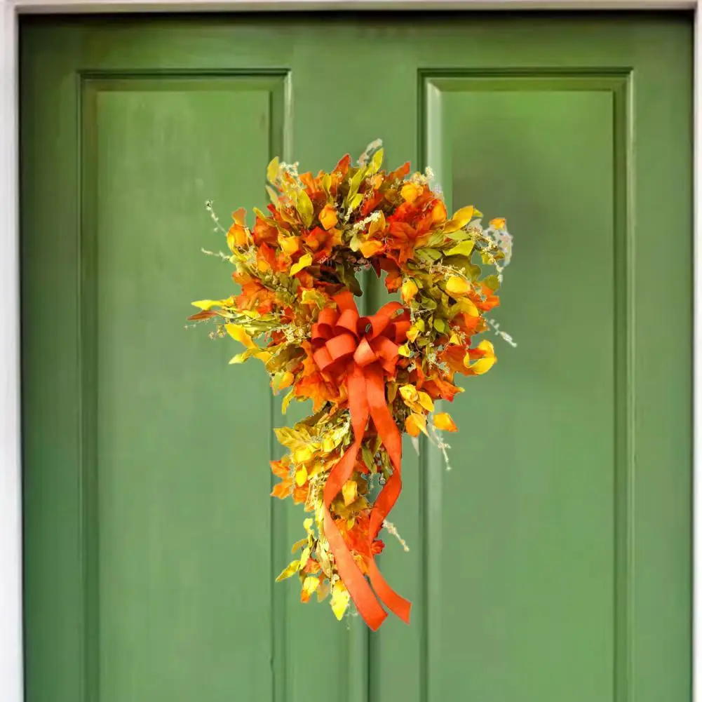 

Everlasting Hanging Plastic Everlasting Fall Artificial Wreath for Christmas