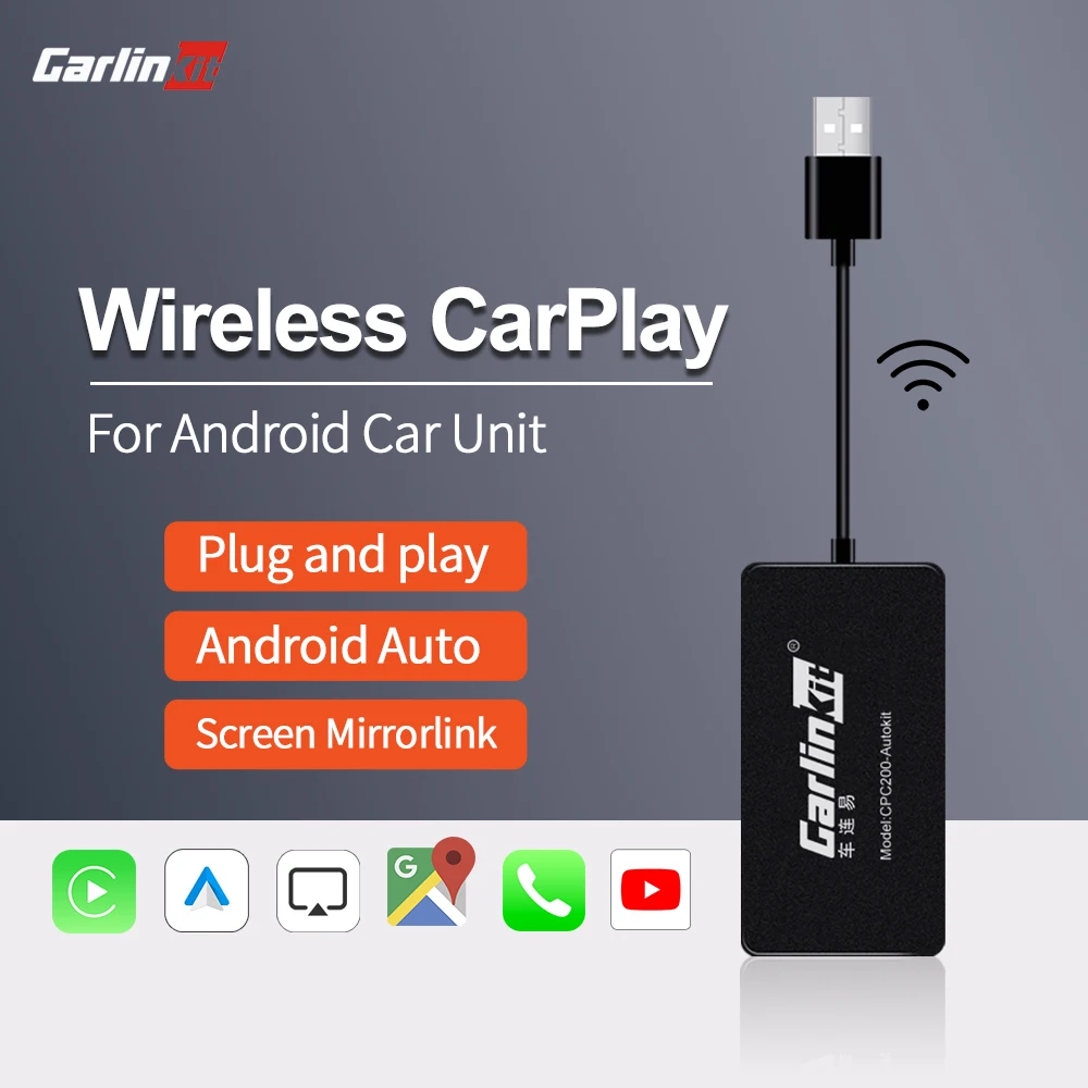 Carlinkit USB беспроводной Apple CarPlay донгл и Android авто для изменения Автомобильные услуги