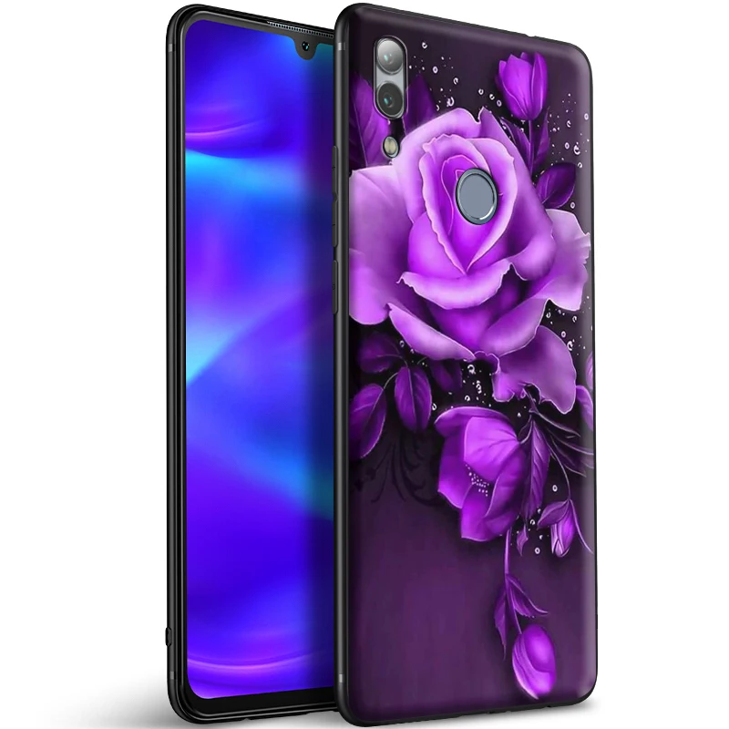 Фиолетовый силиконовый чехол Infinity on для Huawei Honor V30 30 8 8A 8X 8C 9 9X 10 Note View 20 20S Pro Lite |