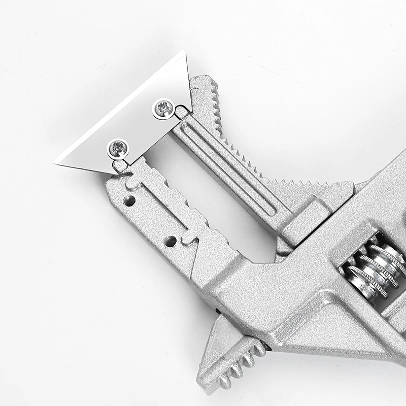 

Adjustable Wrench Universal Spanner Aluminium Alloy Key Large Open End Wrench Hand Tools for Water Pipe Screw Bathroom