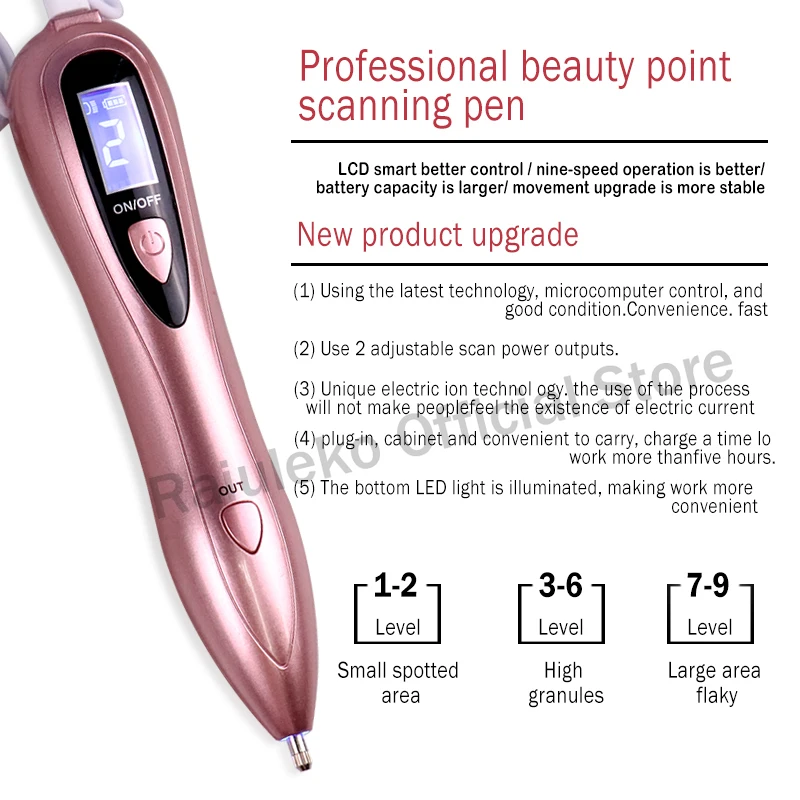 Аппарат плазменный для удаления татуировок и родинок с 9 уровнями 2000