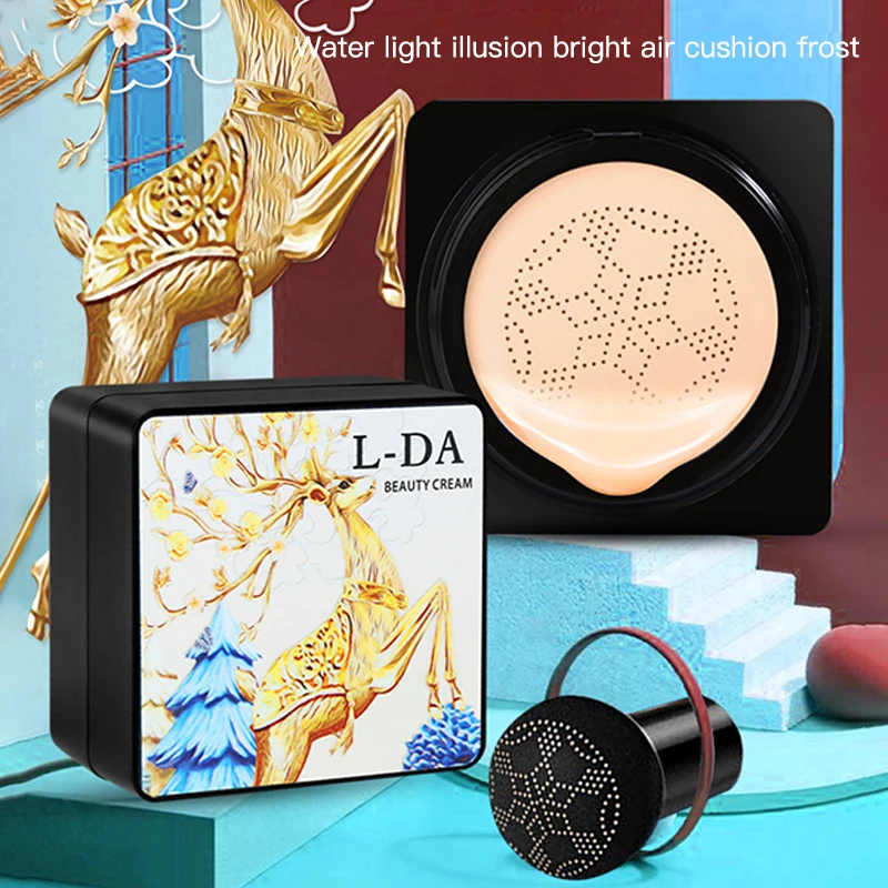 

New Mushroom Air Cushion BB Concealer Foundation Moisturizing Water Sense Collagen Cream Cosmetics Beauty Tool Summer TSLM1