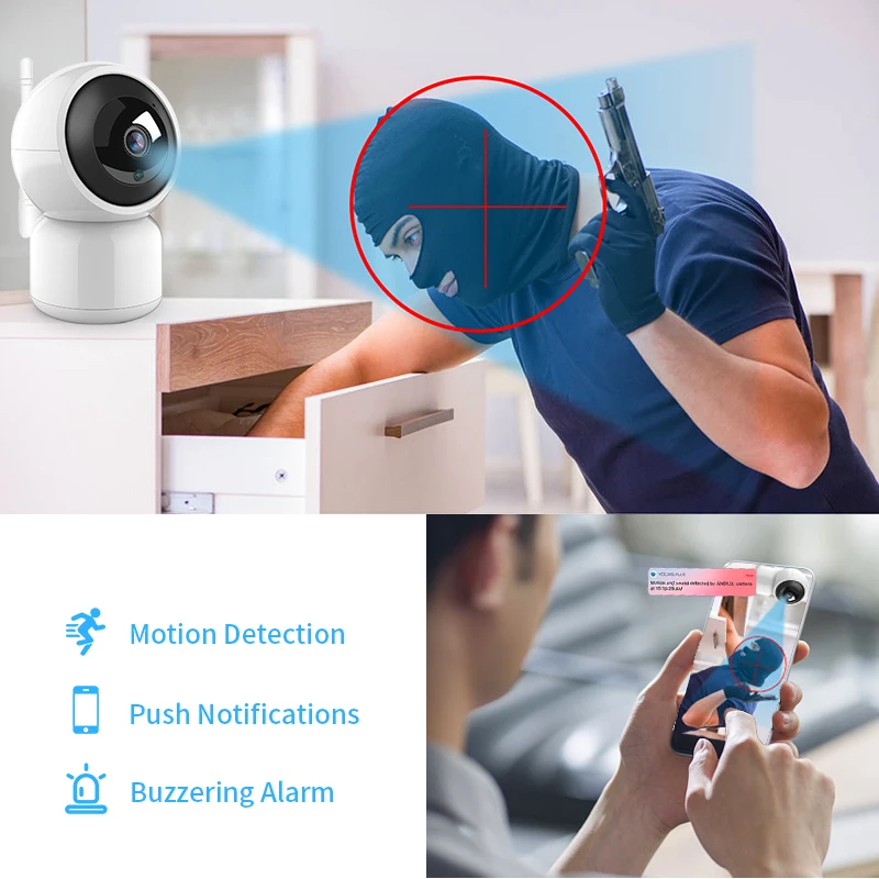 IP камера JOYZON HD Smart Life 720P 1080P 1 м 2 м|Радионяни| |