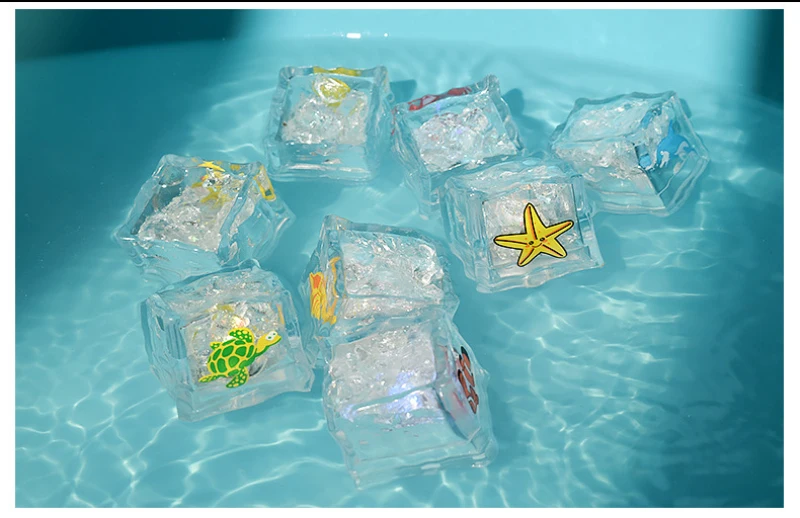 

Kids Baby LED Light Color Changing Toys Children's Bathroom Bath Toy Ice Lamp Shining With Water Colorful Lamp